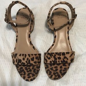 Cheetah Print Sandals